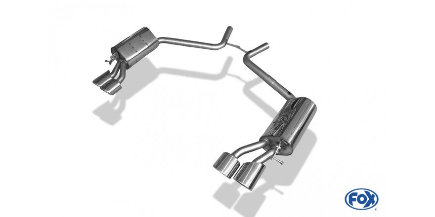 Mercedes CLS Typ C219 Einddemper rechts/links - 2x115x85 Typ 32