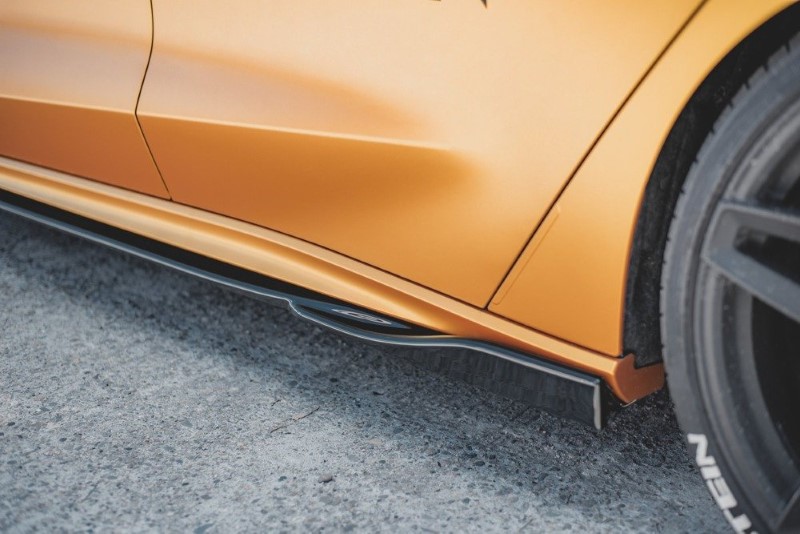 Zijskirts Diffusers Ford Focus ST / ST-Line Mk4 V.4 Glanzend Zwart
