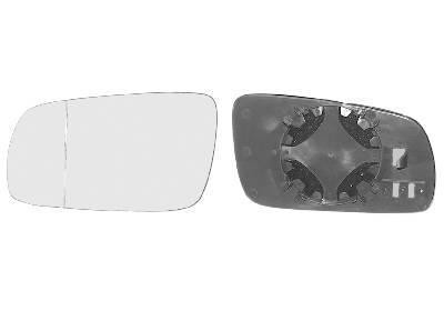 spiegelglas, bol glas, 12cm, rechts, (Leon,-02/2003) VW Golf 4,