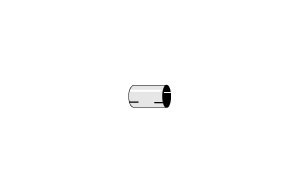 verloopbus  L=150mm 2,5 inch (63,5mm) Simons RVS