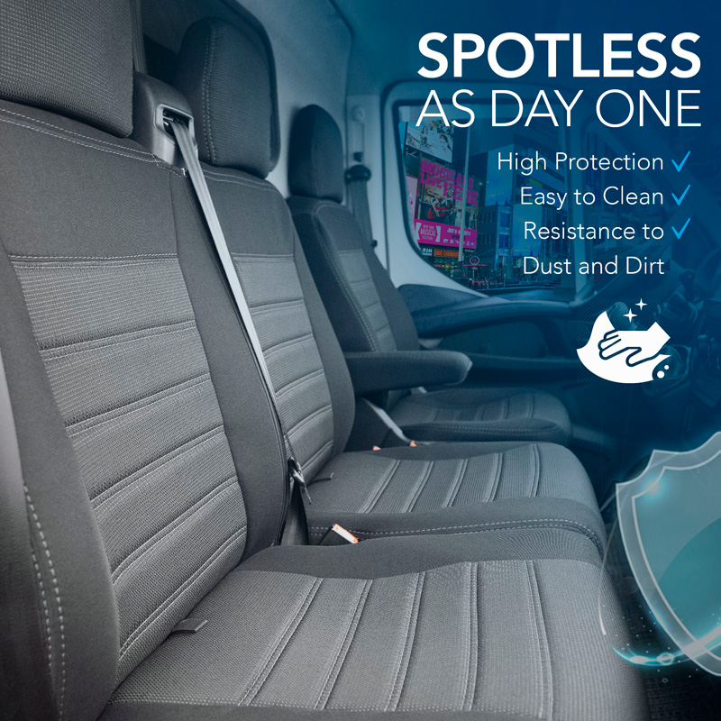 Original Design Stoffen Stoelhoezenset 2+1  Ford Transit Connect 2014-2018