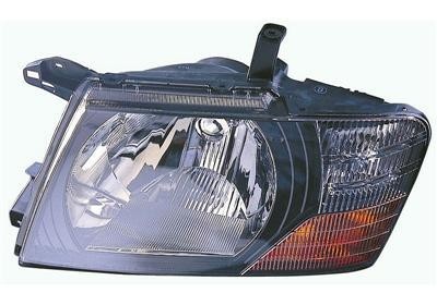koplamp, H4, zwart, elektr verstelb, rechts Mitsubishi Pajero, 2