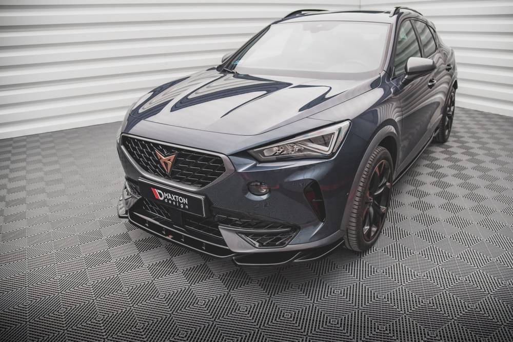 Voorspoiler V.1 Cupra Formentor Maxton Glans Zwart