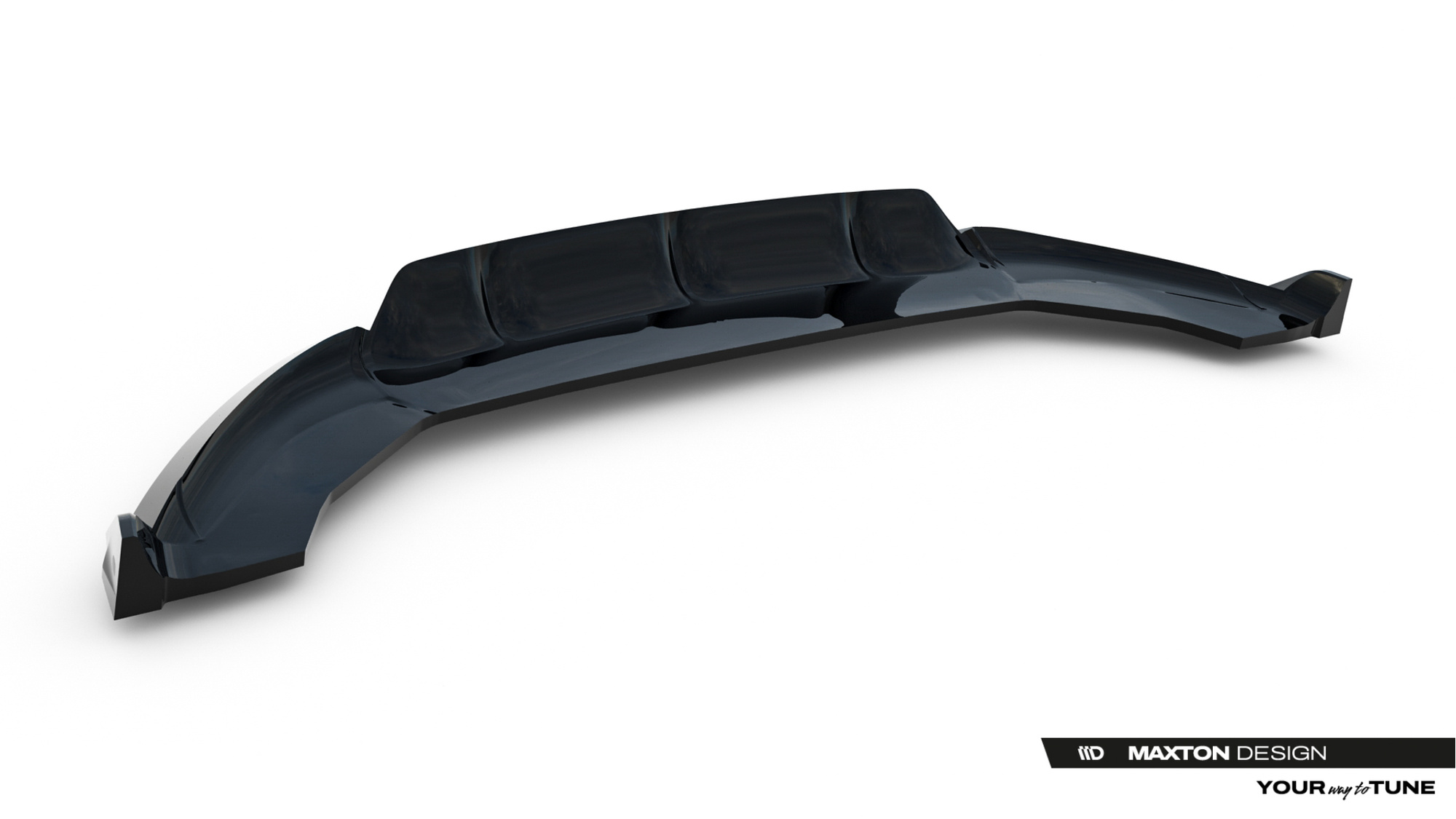 Voorspoiler Land Rover Range Rover Evoque Dynamic Mk2 (2018–2023) Glans Zwart