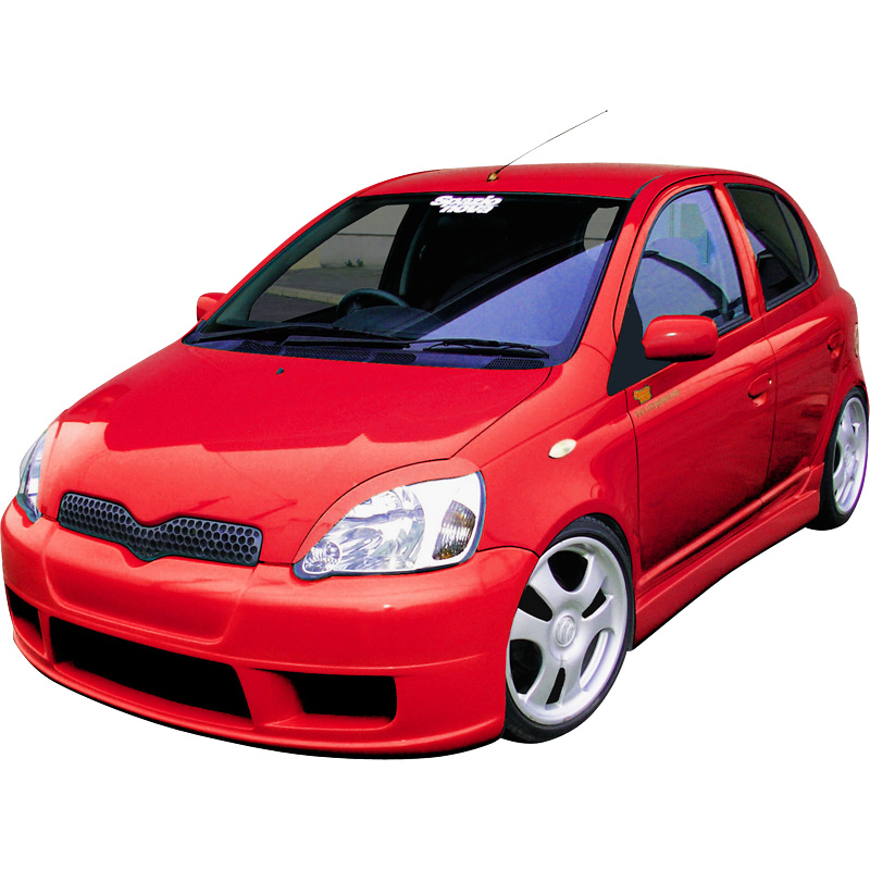 Chargespeed Koplampspoilers  Toyota Yaris NCP10 -2006