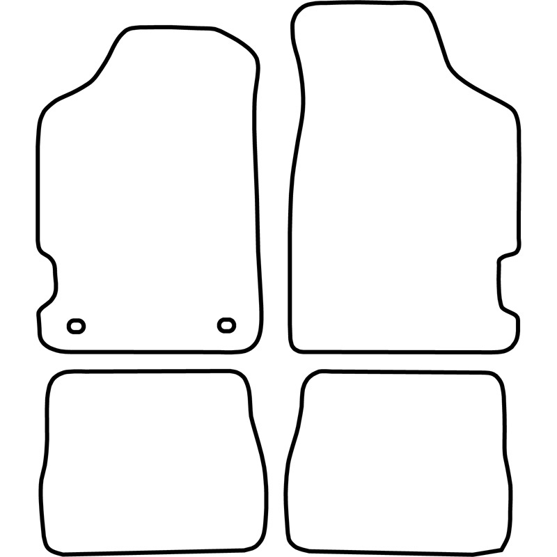 Automatten Velours  Peugeot 106 1996-2003