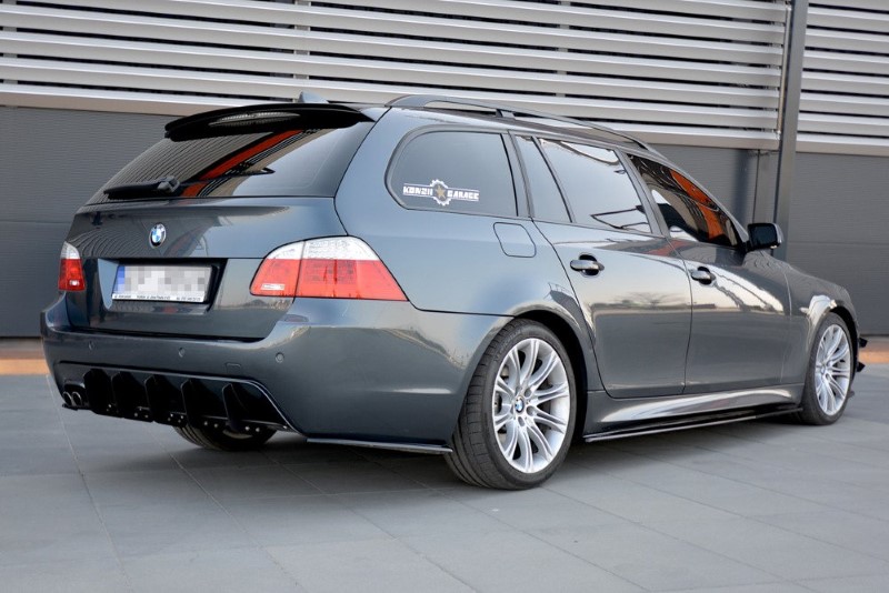 Achterzij Spoilers BMW 5 E60/E61 M-PACK Glanzend Zwart
