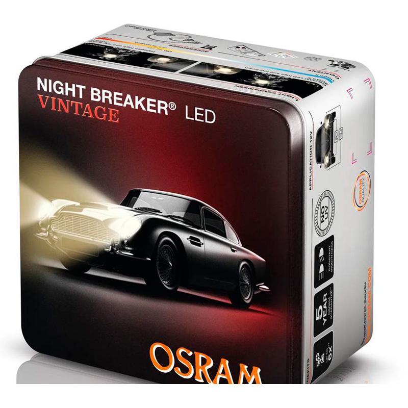 Osram Night Breaker LED-lampen Vintage - H4 - 12V/20-19W - set van 2 stuks
