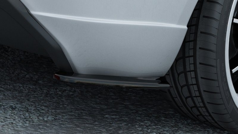 Achterzij Spoilers Ford Fiesta Glanzend Zwart