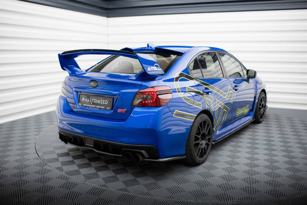 Zijdiffuser V.2 Subaru Impreza WRX STI GK Maxton Glans Zwart
