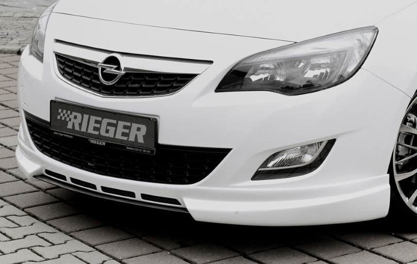 Spoilerzwaard Opel Astra J Rieger carbon-look