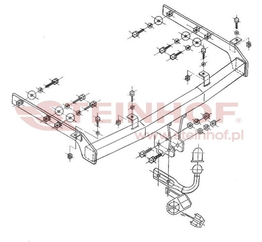 Trekhaak Ford Galaxy 1995-04/2000
