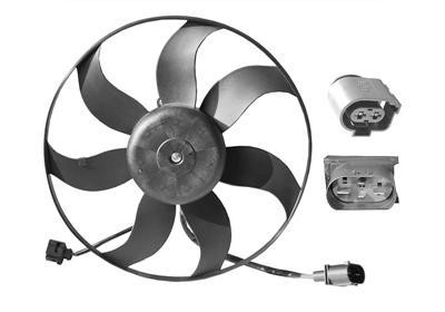 ventilator, 1.2, 1.4, 1.6, 220W, 360mm doorsnee, links VW Touran
