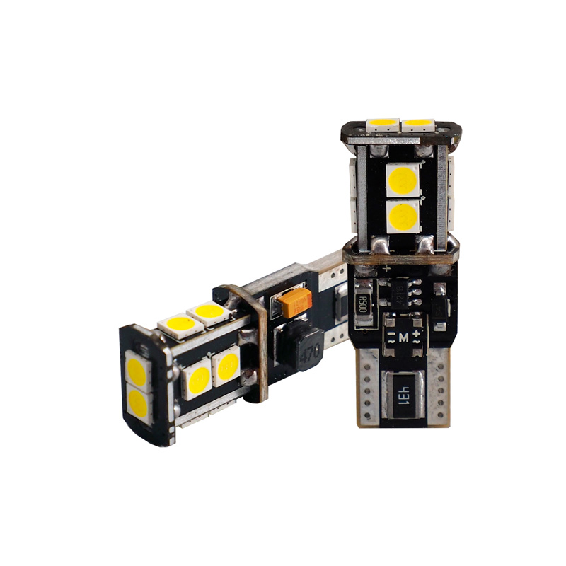 Simoni Racing T10 10-LED Lampen 'Canbus No-Polarity' - High Brightness Superwhite - Set à 2 stuks