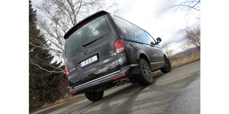 VW Bus T5 Einddemper - 2x63 Typ 28 FOX
