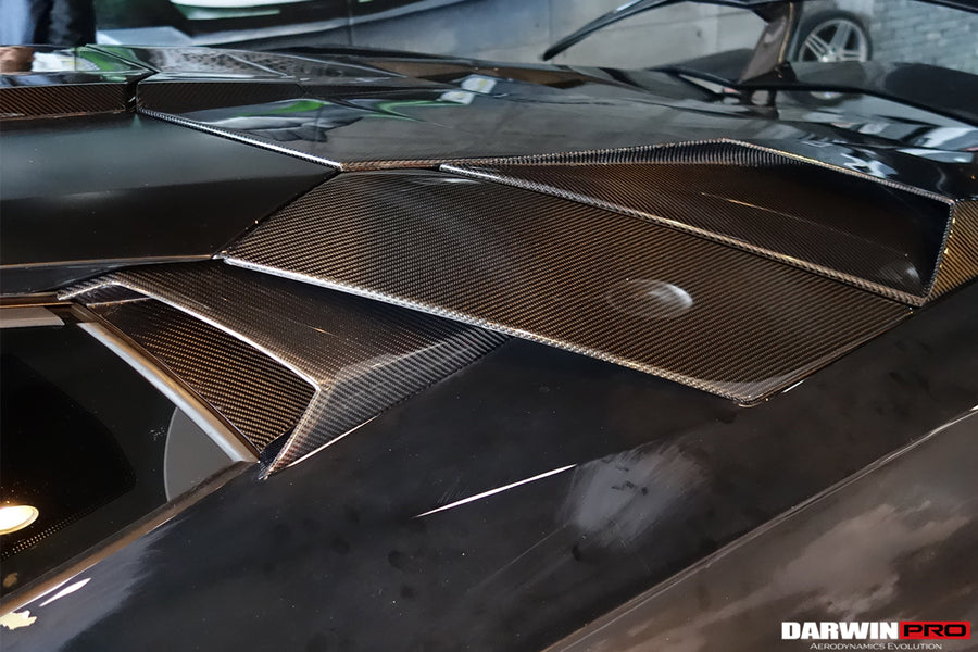 Lamborghini Aventador LP700 Coupe Carbon Fiber Engine Air Intakes 2011-2016