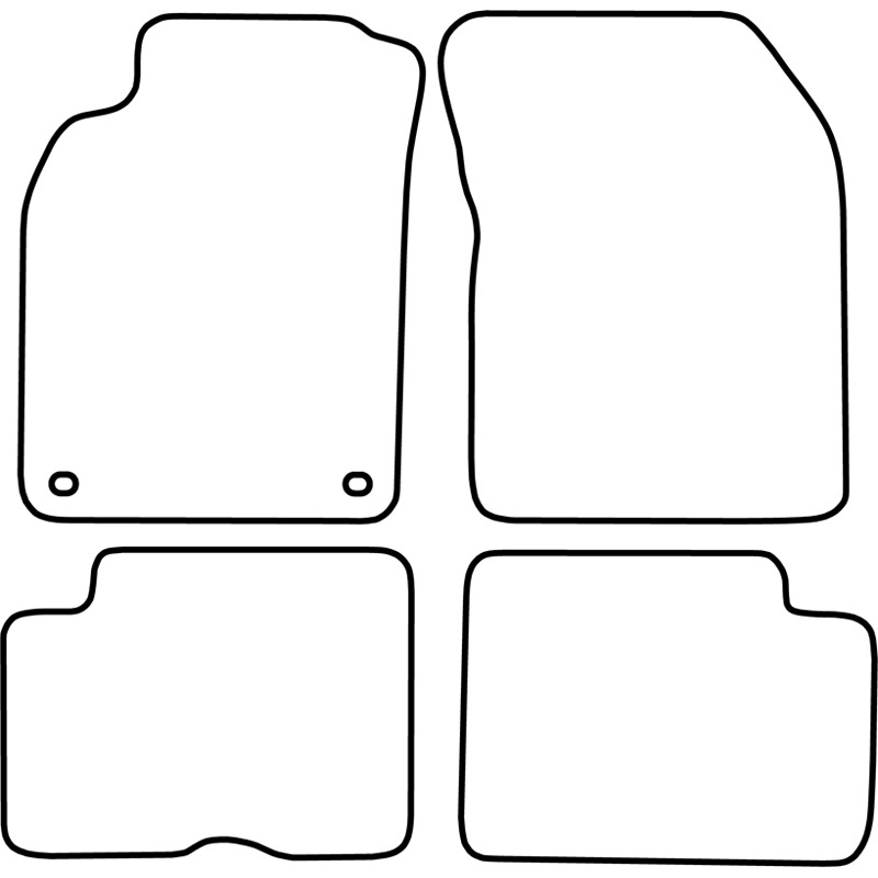 Automatten Velours  Nissan Almera 1995-2000