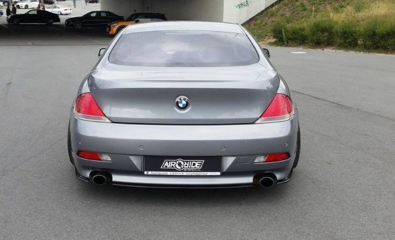 Achterzij Spoilers BMW 6 E63 / E64 (PREFACE MODEL) Glanzend Zwart