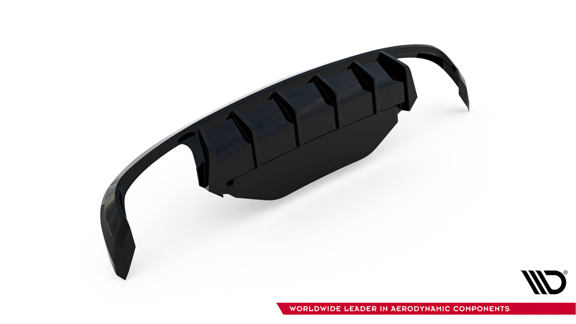 Achter Diffuser V.2 Skoda Superb Liftback / Combi MK3 Maxton Glanzend zwart