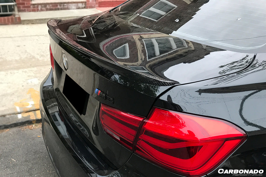 BMW F82 M4 Coupe D3 Style Carbon Fiber Spoiler 2014-2020