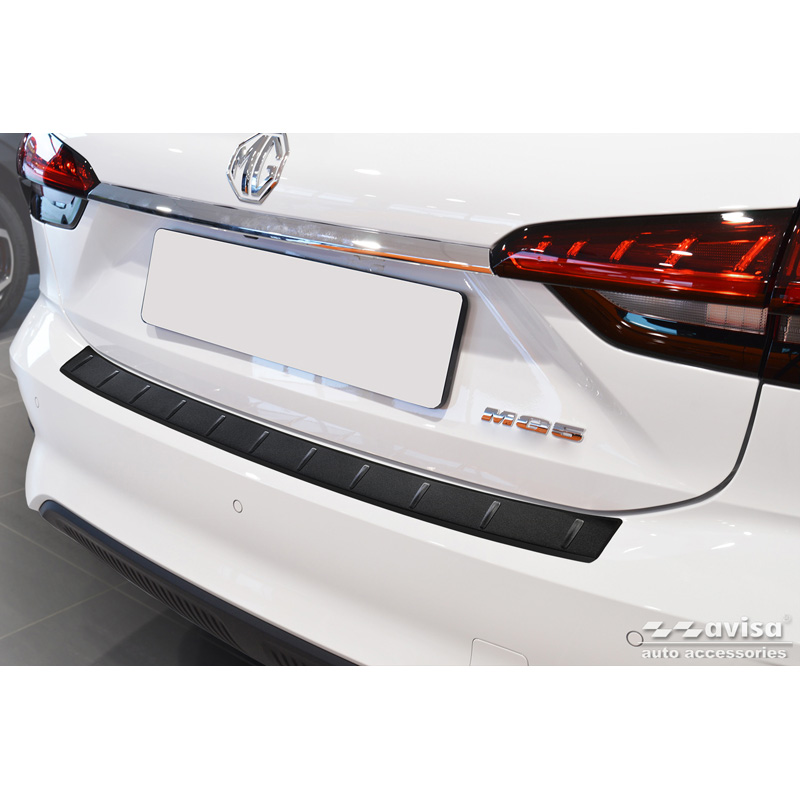 Matzwart RVS Achterbumperprotector  MG 5 SW (EV) 2022- 'Ribs'
