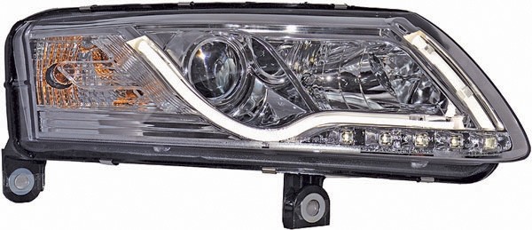 Koplampen Audi A6 4F 04-08 Tube Chroom
