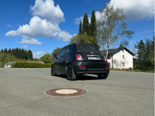 Fiat 500/ 500C final silencer - 2x80 type 25