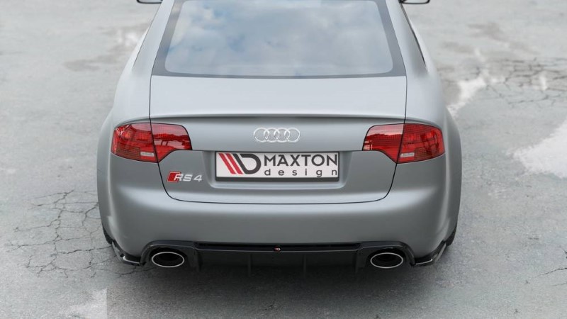 Diffuser Audi RS4 B7 Maxton Glans Zwart