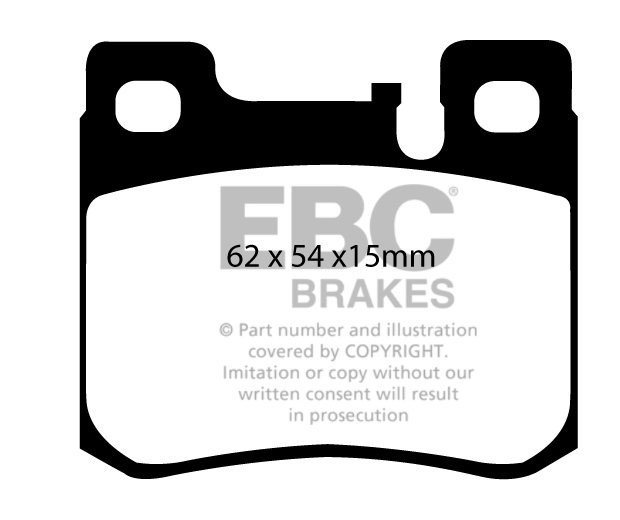 EBC Brakes TVR Cerbera 4.5 97-2001 Remblokken achterzijde
