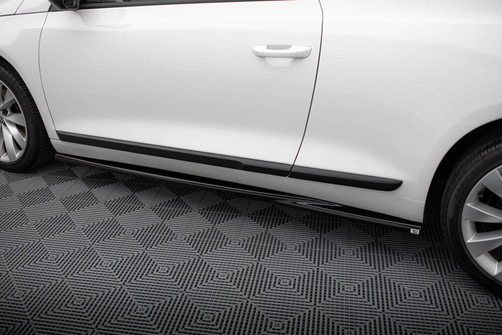 Zijskirts Volkswagen Scirocco FL Maxton Glans Zwart