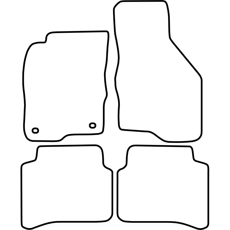 Automatten Velours  Mitsubishi Galant 1997-2004