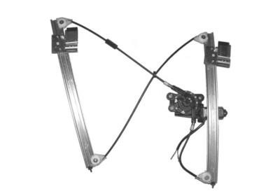 raammechanisme, 4/5 drs, incl motor, voor links Seat Ibiza/Cordo