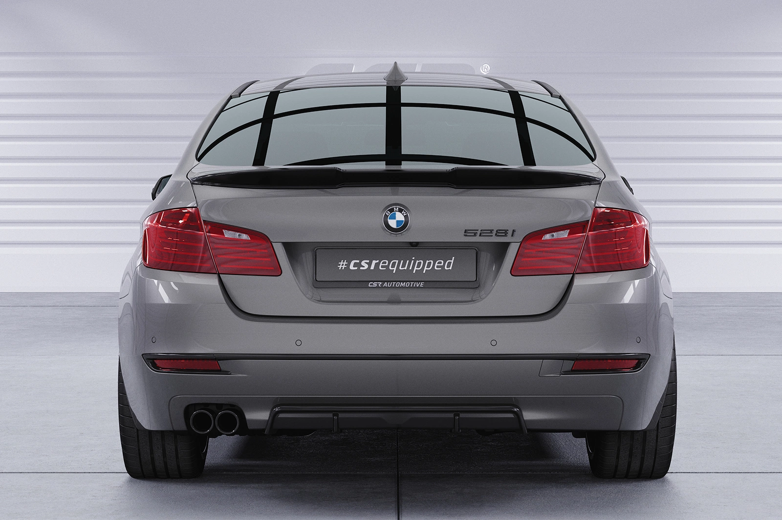 Achterspoiler BMW 5er F11 glans zwart