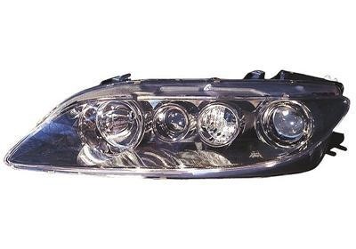 koplamp, met mistlamp, titanium, links, 08/2005-Mazda 6, 2002-20
