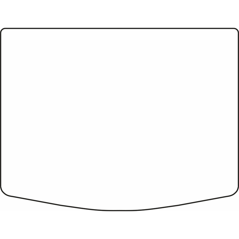 Velours Kofferbakmat  Volkswagen ID.3 2020- (Hoge laadvloer)