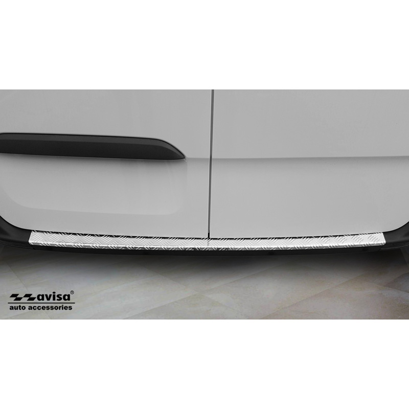 Aluminium Achterbumperprotector  Mercedes Sprinter III 2018- 'Riffled plate'
