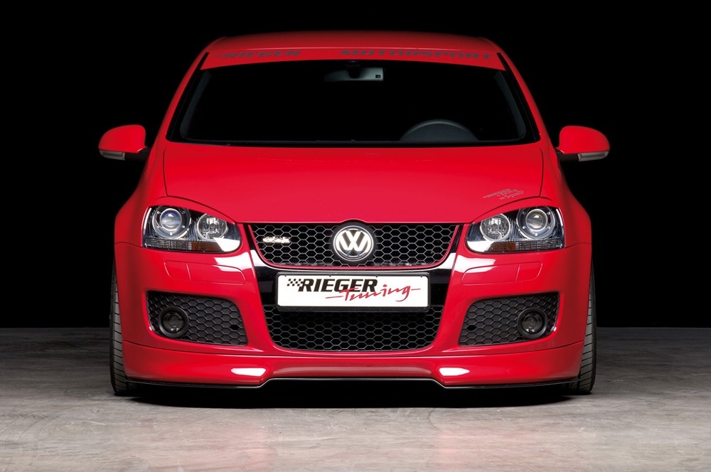 Spoilerzwaard 2 gevormd voor Voorspoilerlip VW Golf V GT/GTI Rie