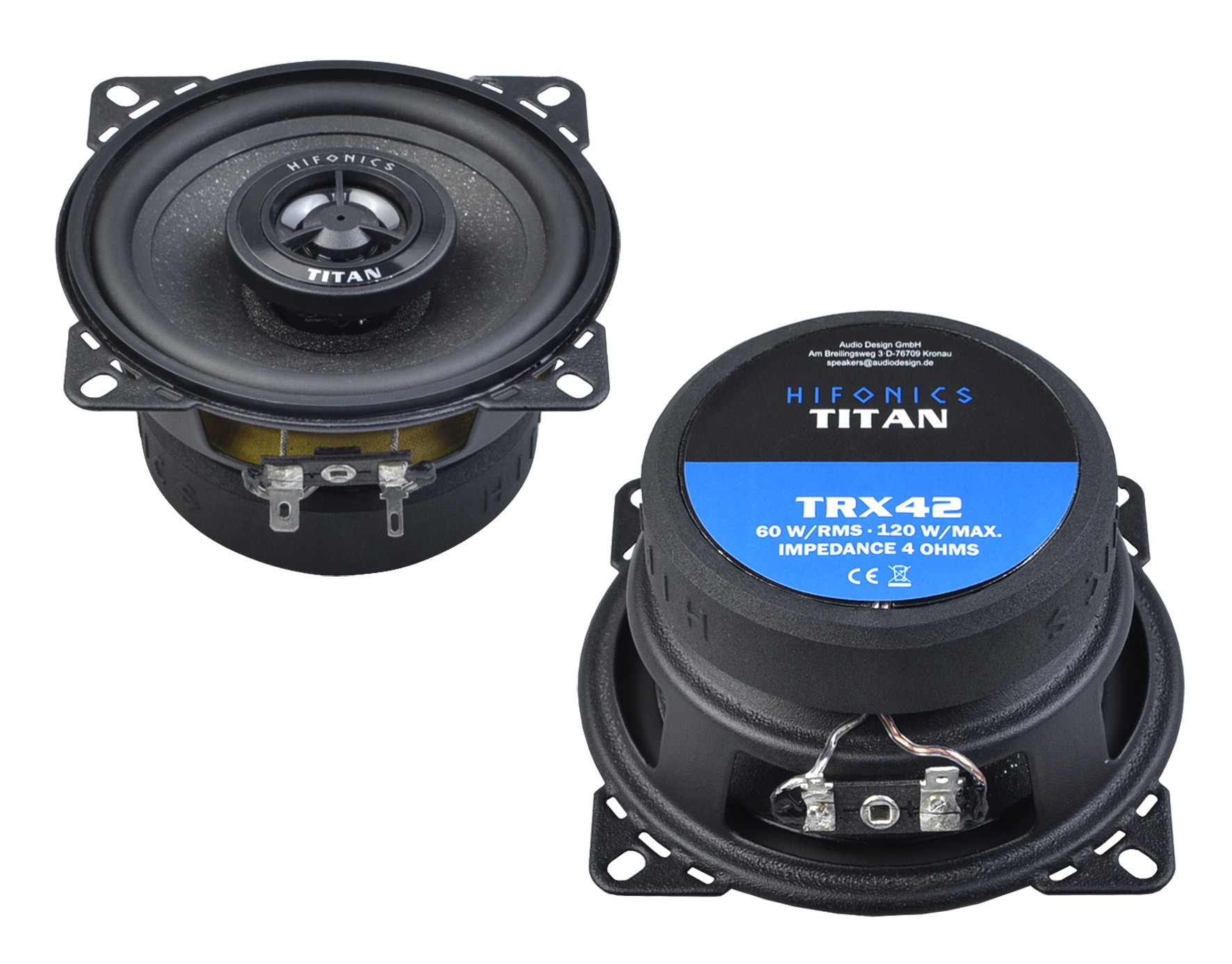 Hifonics Titan TRX42 2-weg 10cm luidspreker