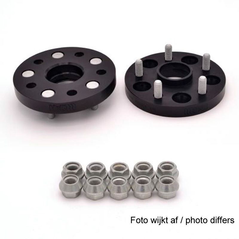 H&R DRM-Systeem Spoorverbreders 15mm 5x120 - Naaf 64,0mm - Boutmaat M14x1,5 -  Honda - Zwart