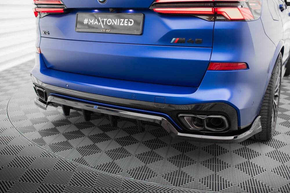 Diffuser V.2 BMW X5 G05 M-Pack FL Maxton Glanzend Zwart