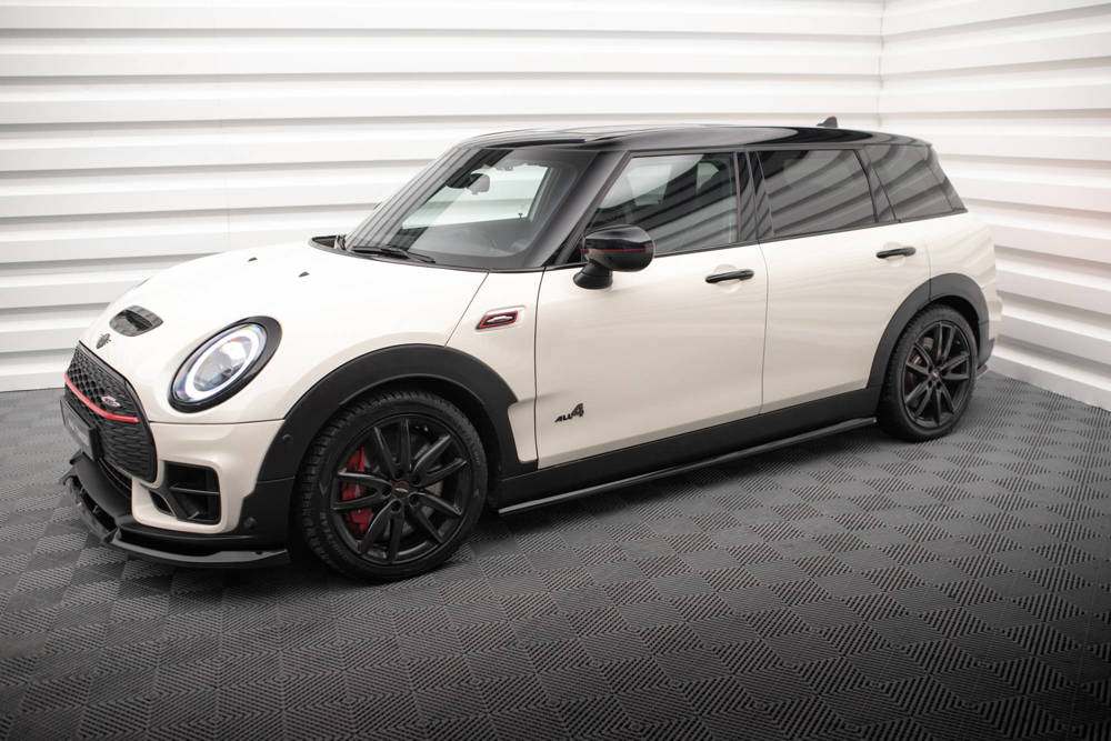 Zijskirts Mini Cooper Clubman John Cooper Works F54 Facelift 2019 - Maxton Glans Zwart