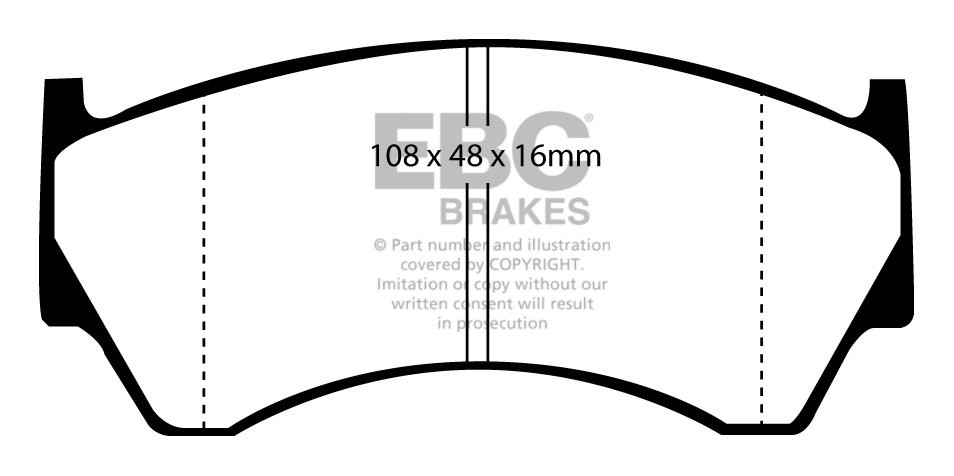 EBC Brakes NISSAN Almera 1.4 95-98 Remblokken voorzijde greenstu