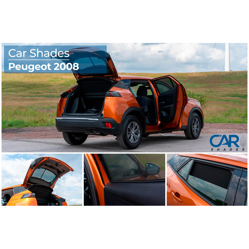Set Car Shades  Peugeot 2008 II 2020- (4-delig)