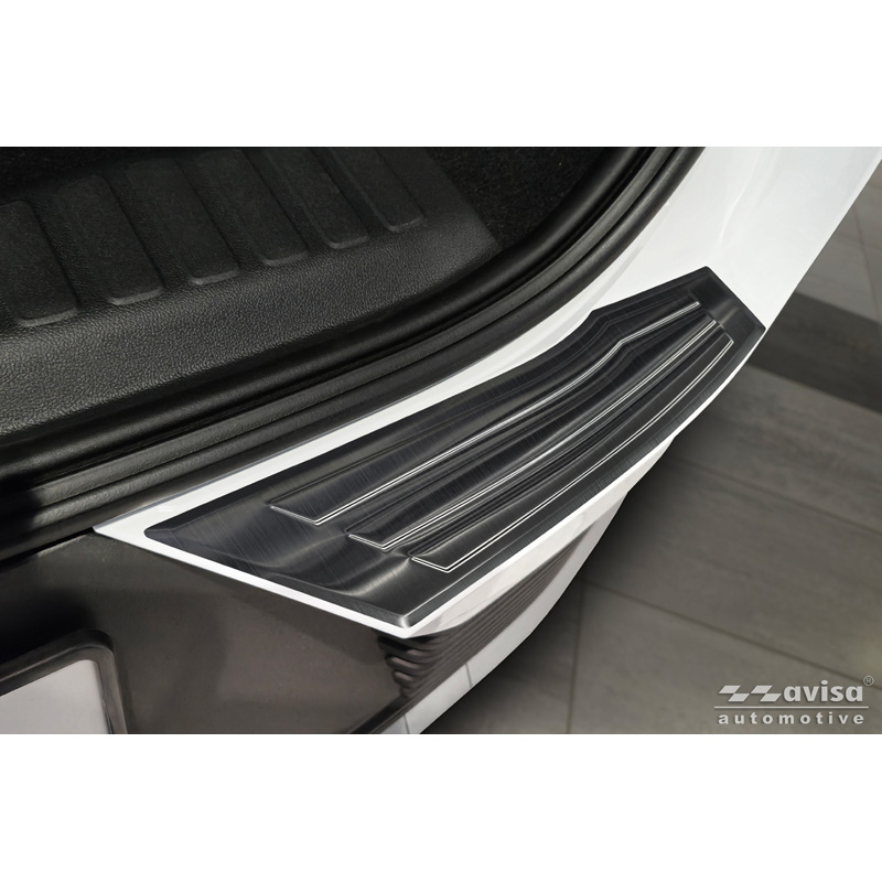 Avisa Zwart RVS Achterbumperprotector  Ford Explorer EV 2024- 'Ribs'