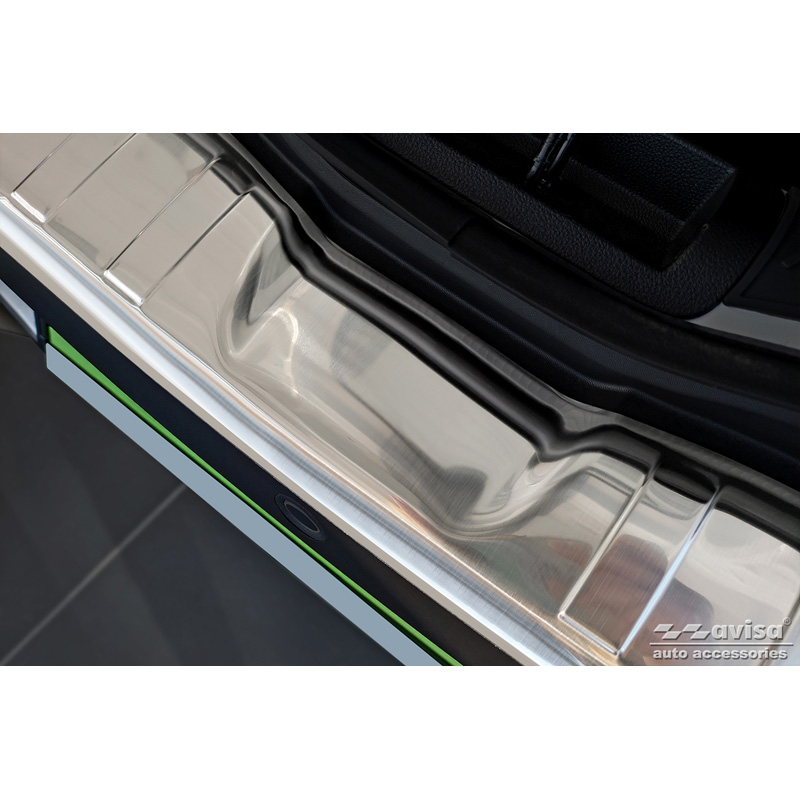RVS Achterbumperprotector  Dacia Spring 2020- 'Ribs'