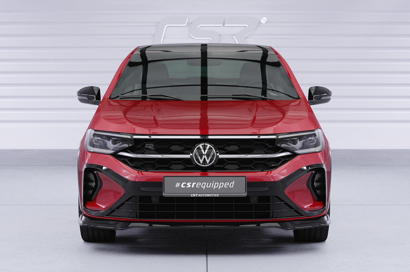 Voorspoiler VW Taigo (Typ CS) glans zwart