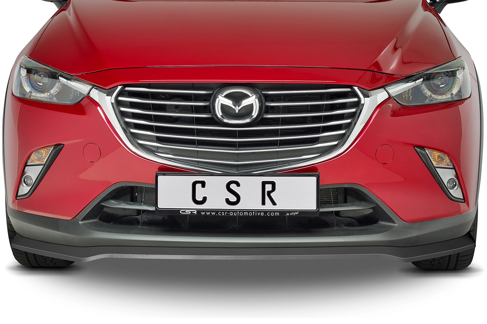 Voorspoiler Mazda CX-3 Glans Zwart – CSR Automotive