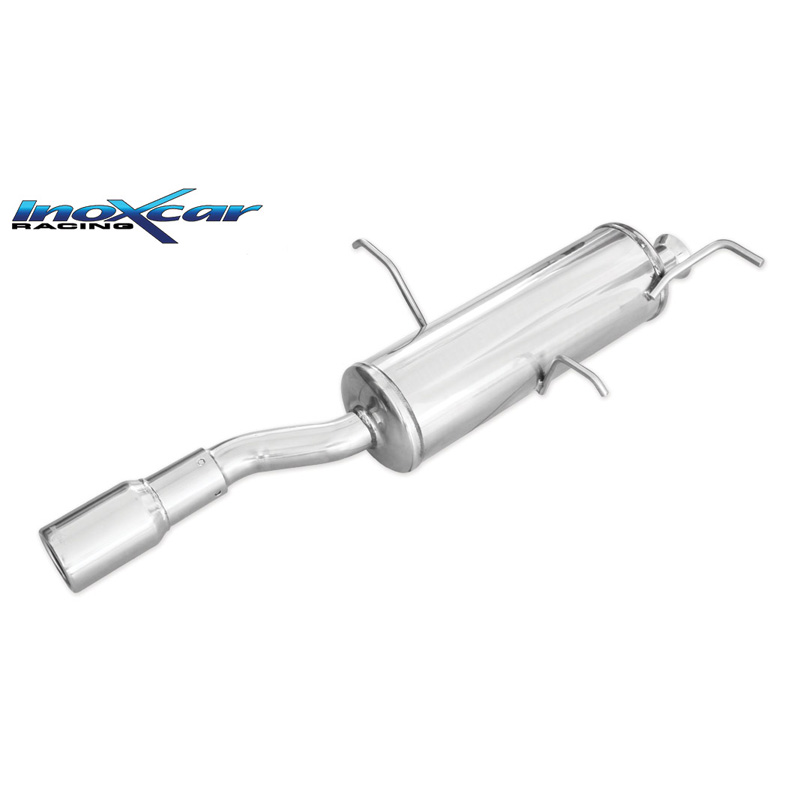 100% RVS Sportuitlaat  Peugeot 306 2.0 16v Cabrio 133pk 1997- 1x80mm