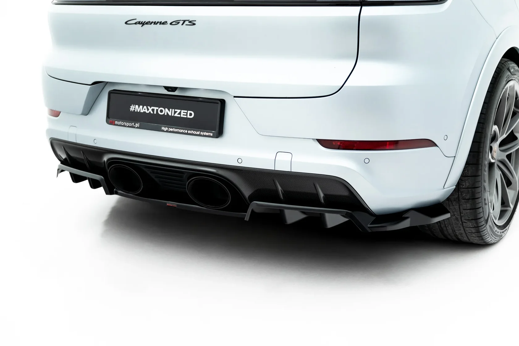 Achterdiffuser Porsche Cayenne GTS / Turbo Sport Pack / Turbo E-Hybrid GT Pack Coupe Mk3 Facelift