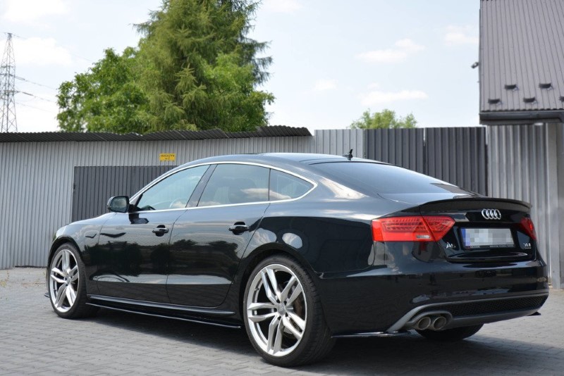 Spoilerkap Audi S5 / A5 / A5 S-Line 8T / 8T FL Sportback Glanzend Zwart Maxton